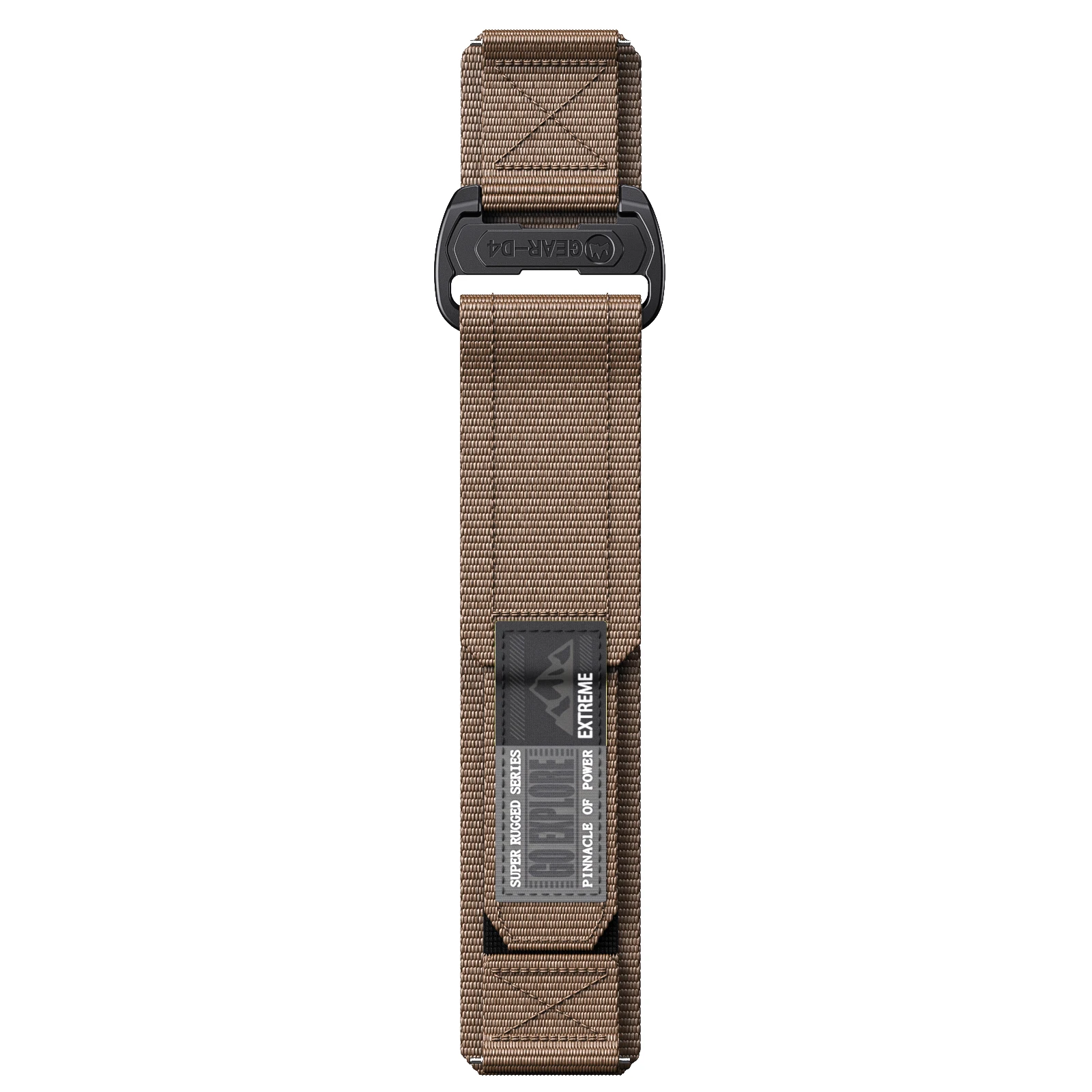 Outdoor Nylon Velcro Woven Wristband Watch Strap - Adjustable 20mm/22mm Band