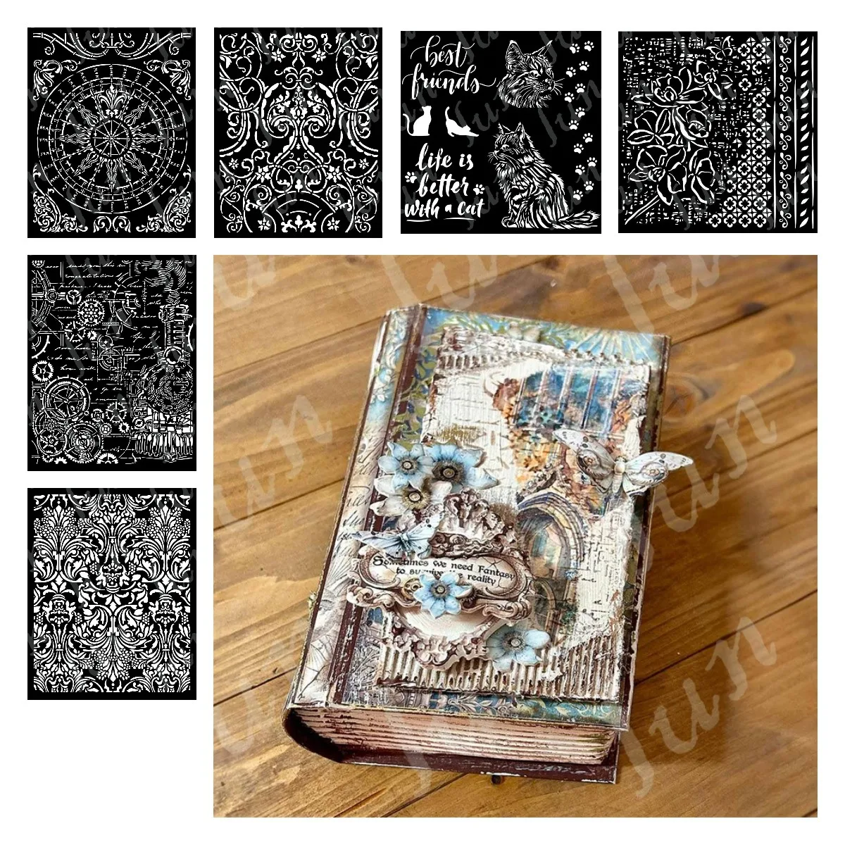 

2024 New World Metal Decor Stencils Mold Craft Decoration Embossing Template DIY Greeting Card Scrapbooking Handmade