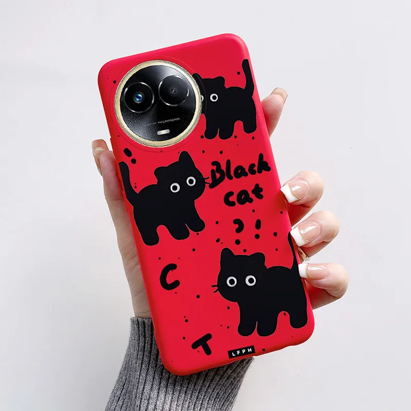 Cute Cartoon Cat and Funny Dog Silicone Phone Case Cover