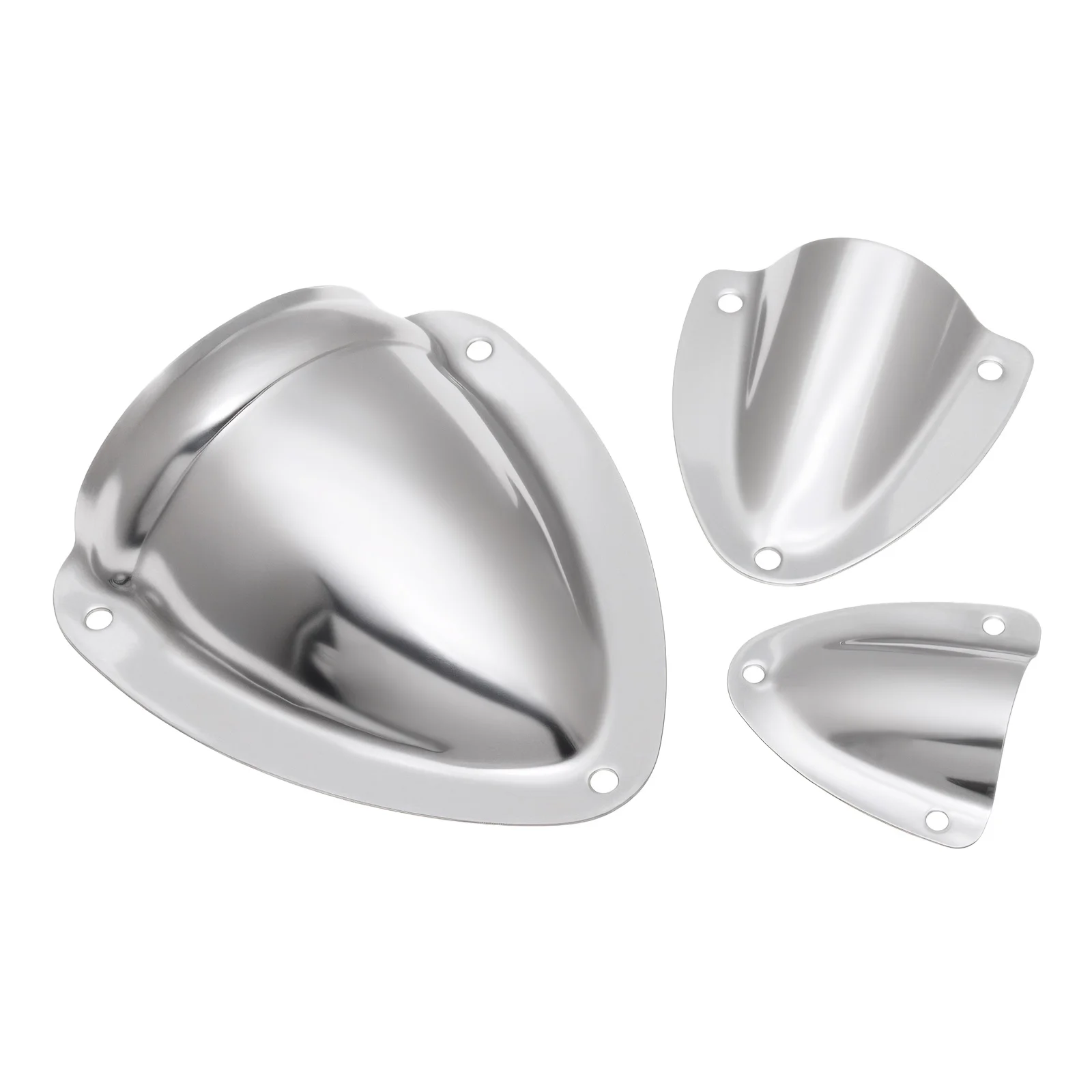 Stainless Steel Marine Clamshell Cover - UV-Proof Vent Accessory