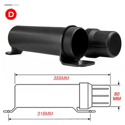 Waterproof Off - Road Motorcycle Accessory Storage Tube (D)