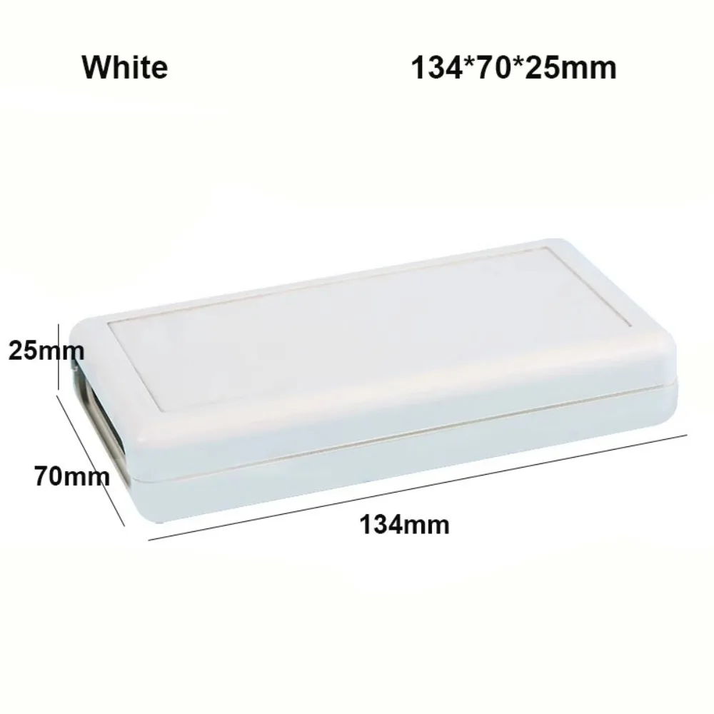 Durable Waterproof ABS Plastic Enclosure Box - Multi-Style Electronic Storage Case in White & Black