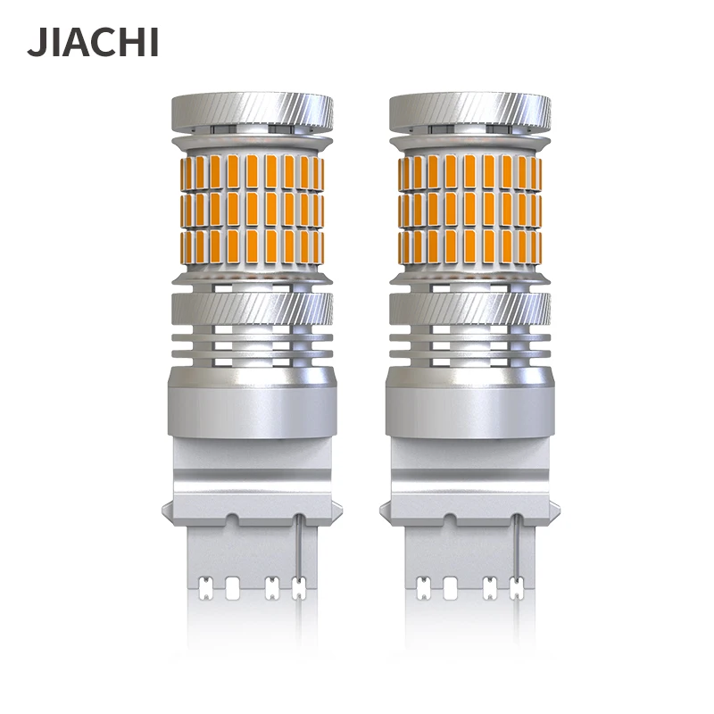 

JIACHI 2 шт. супер мигалка Авто Высокая мощность Canbus T25 3157 P27/7 Вт светодиодные лампы T20 7443 W21/5 Вт 1156 BA15S Поворотная Одиночная светильник лампа