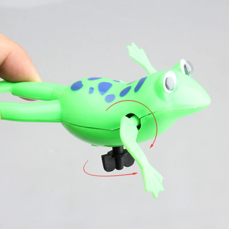 

Swimming Frog Battery Operated Pool Bath Cute Toy Wind-Up Swim Frogs Kids Toys