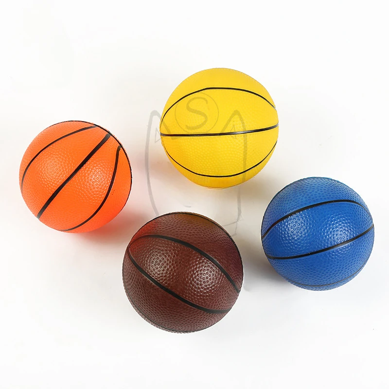 

16cm Children's PVC Inflatable Small Basketball Toy Pocket Small Ball 6-inch Kindergarten Pat Ball Toys for Boys 1 Years Old