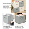 Cube Non Woven Fabric Storage Bin Collapsible Storage Box Home Supplies , Kid Toy Storage Organizer Cabinet drawer organization