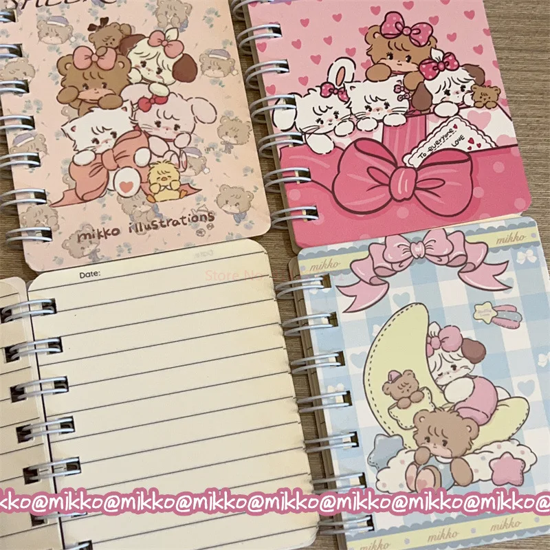 Mikko-ミニメモ帳,素敵な漫画モデル,メモ帳,学生用文房具セット,学用品