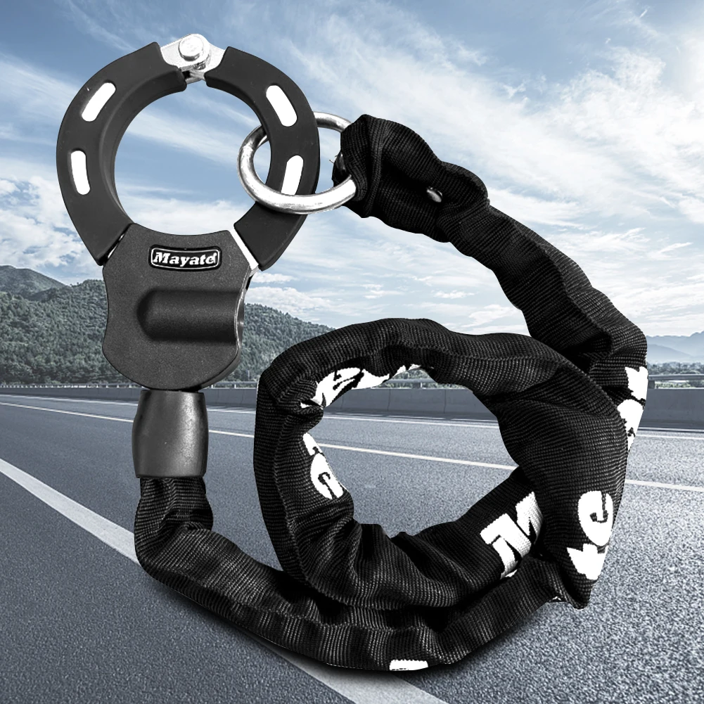 

Замок на велосипедную цепь с 2 ключами, Противоугонный замок для велосипеда, сталь Q235, аксессуары для электрического скутера