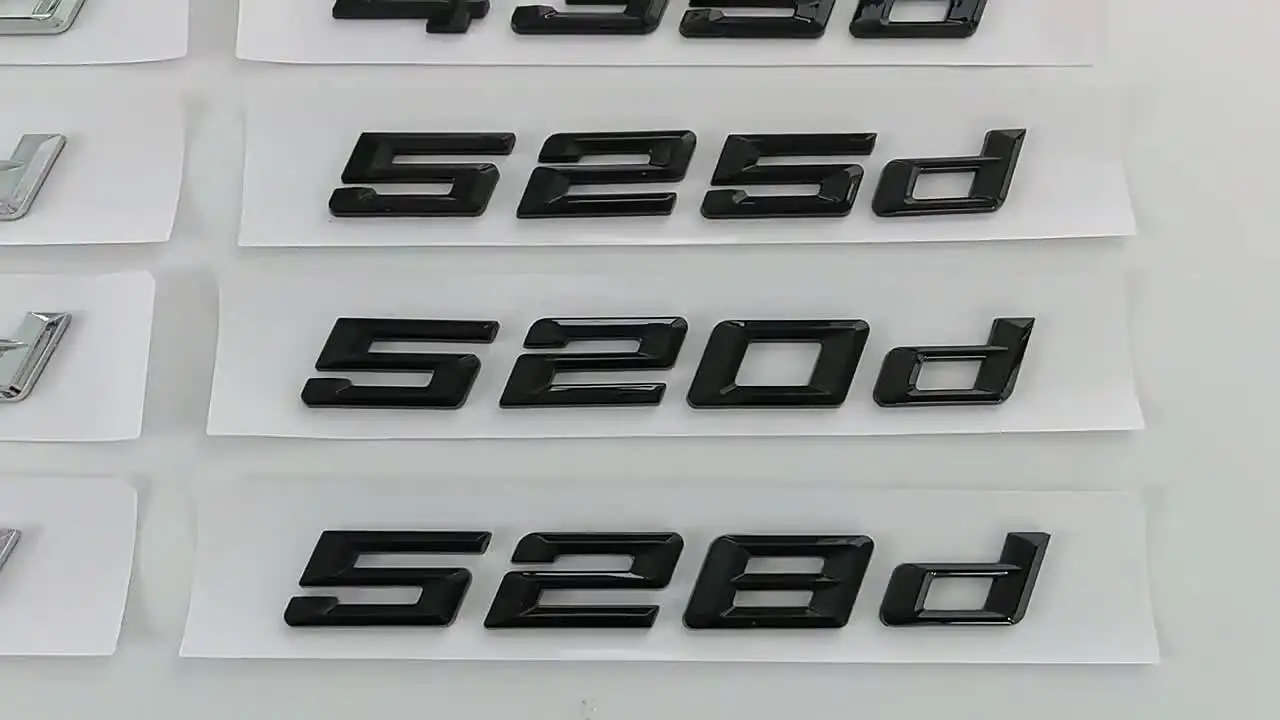 3D ABS Car Letters Trunk Badge 316i 318i 320i 325i 328i 330i 335i 330d 320d Emblem  Logo Sticker For BMW E46 F30 E90 Accessories - AliExpress, image size:1280x720