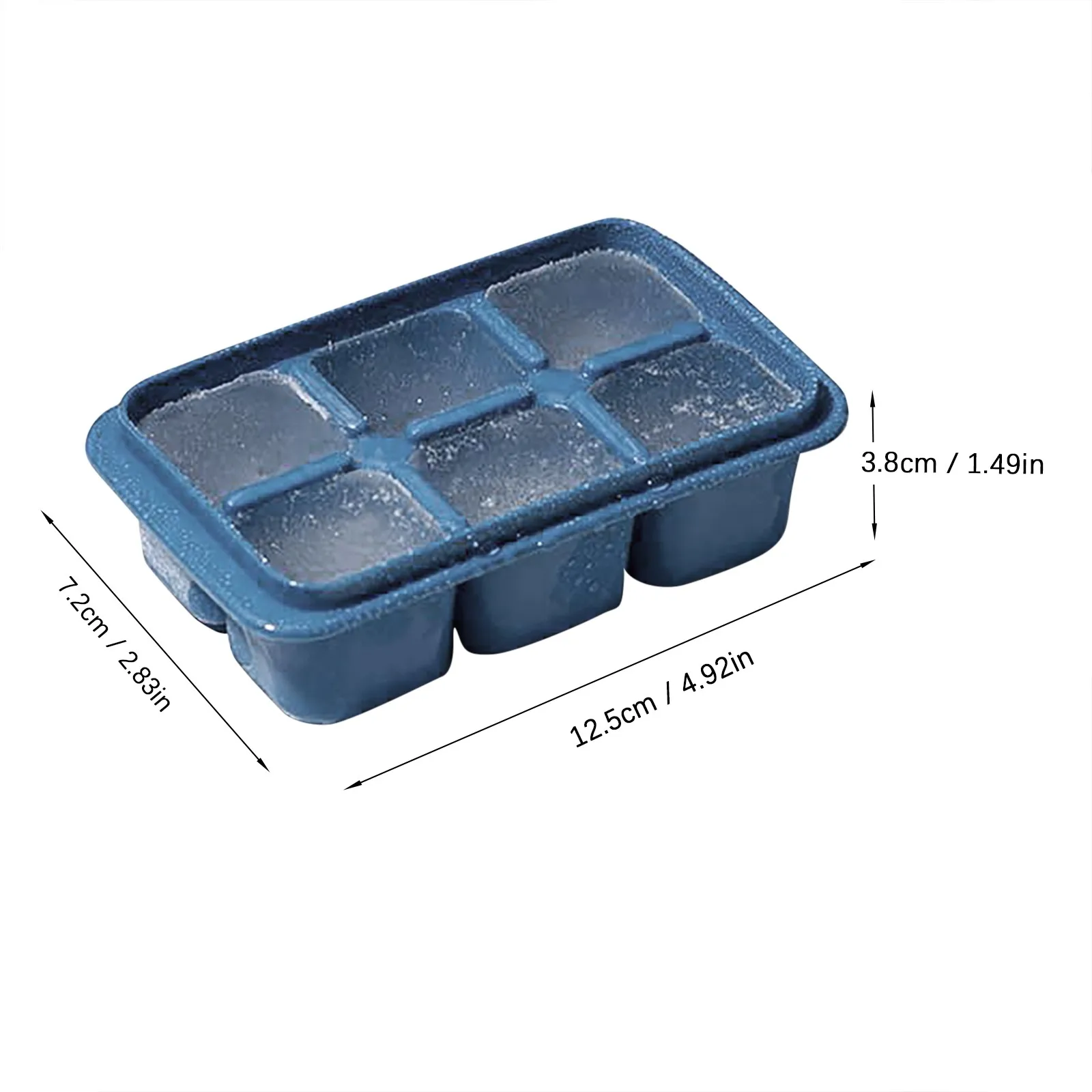 Silicone Sink Tray Freezer Ice Cube Tray With Lid And Storage Box Easy  Release 18 Pieces Large Single Freezer Balls for Drinks - AliExpress
