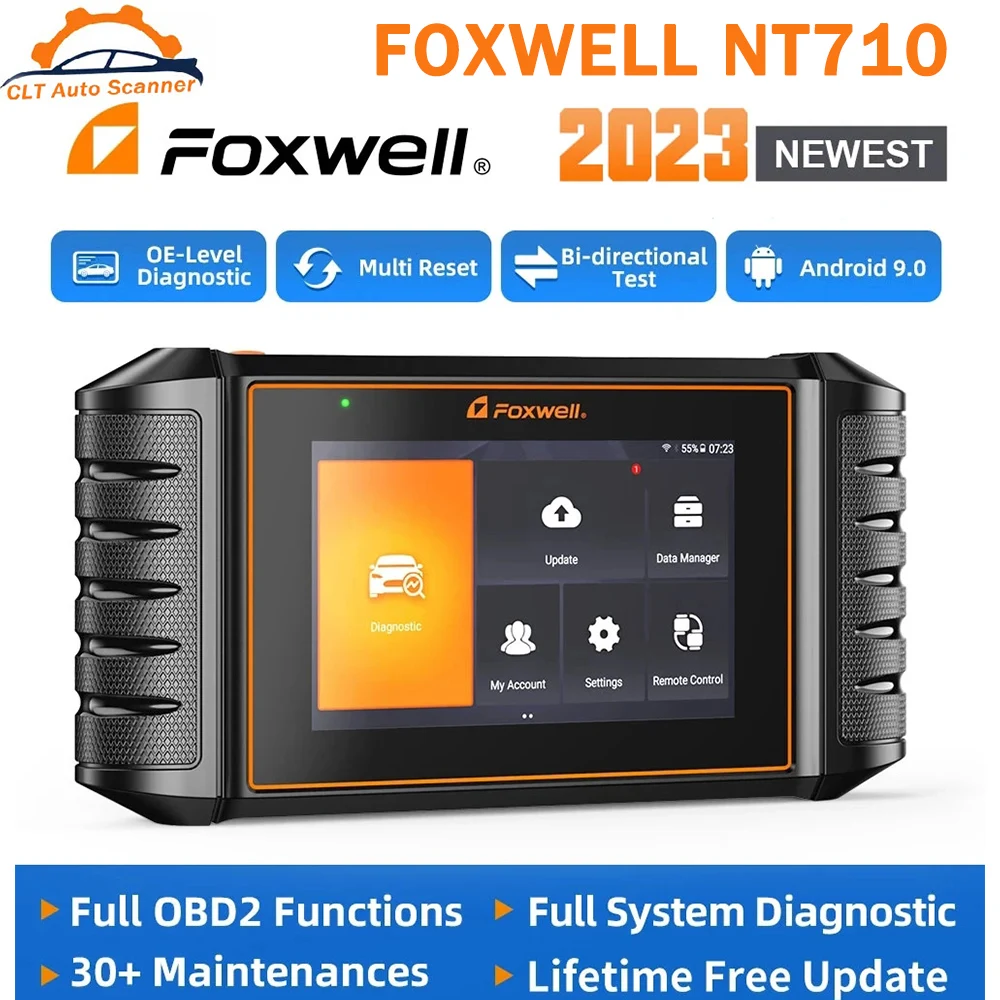 FOXWELL NT710 OBD2 Diagnostic Tool All System Bi Directional Test A/F