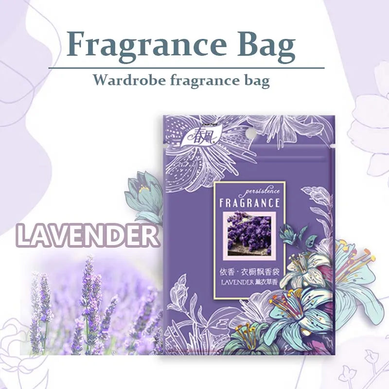Natural Hangable Fragrant Fragrances Spices Bags Wardrobe Sachets Deodorizing Paper Aromatherapy Bag Home Cabinet Air Fresheners