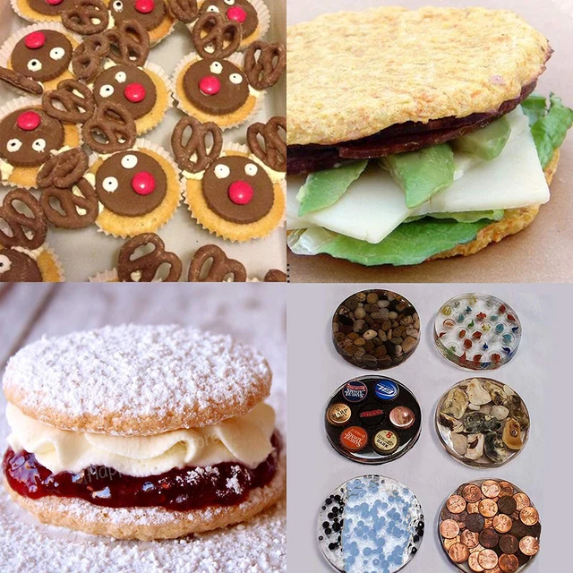 다용도 실리콘 디스크 몰드: 베이킹과 공예를 위한 편리하고 안전한 선택