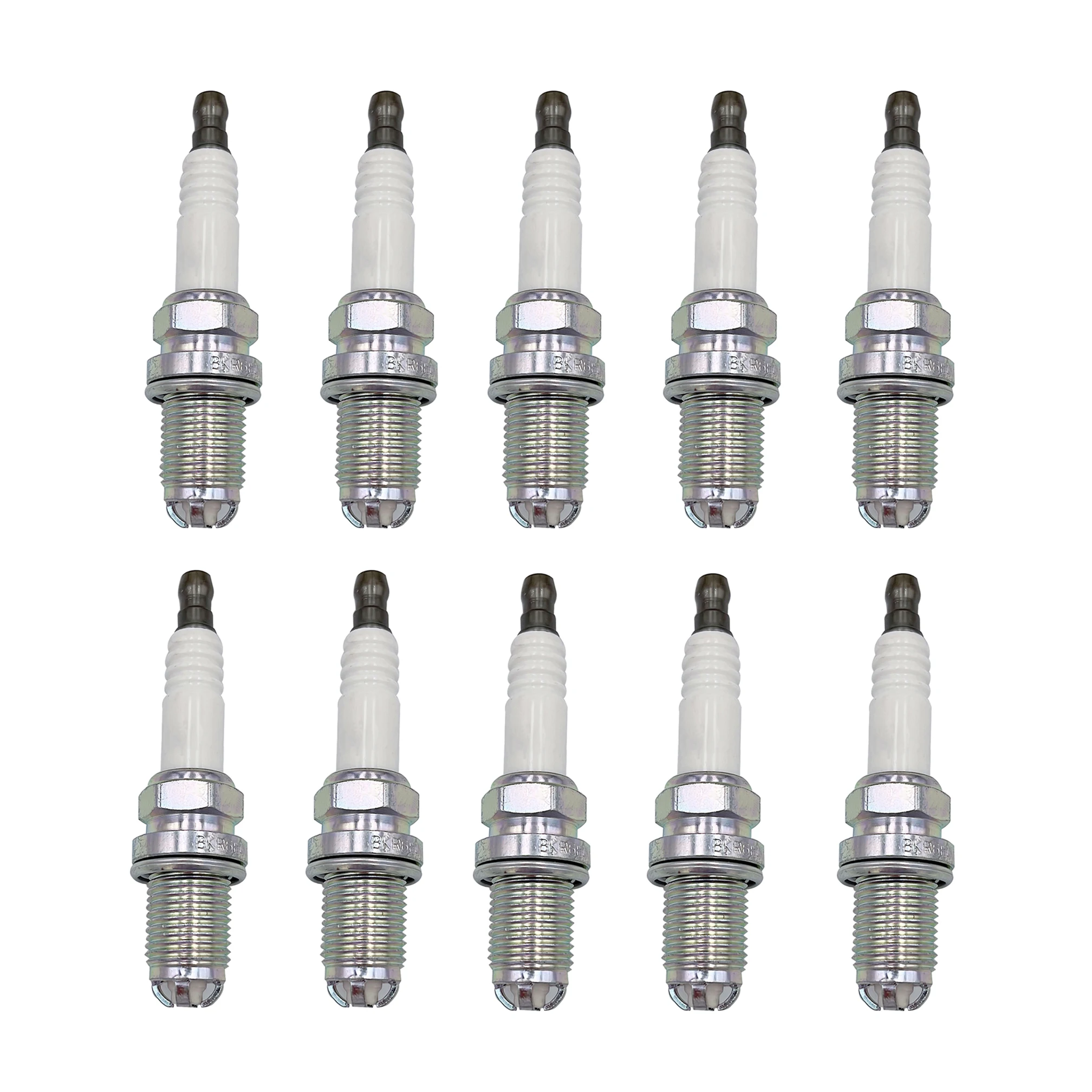 12120037607 10pcs/lot BKR6EQUP Spark Plug Fit For BMW M54 M62 E38 E65