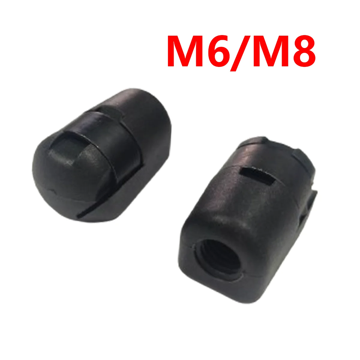 Gas Strut Fitting 2Pcs M6 M8 Boot Bonnet Gas Strut End Fitting Connector Female Thread Ball Screw Bolt Pin Joint Valve for Spring Lift Supports