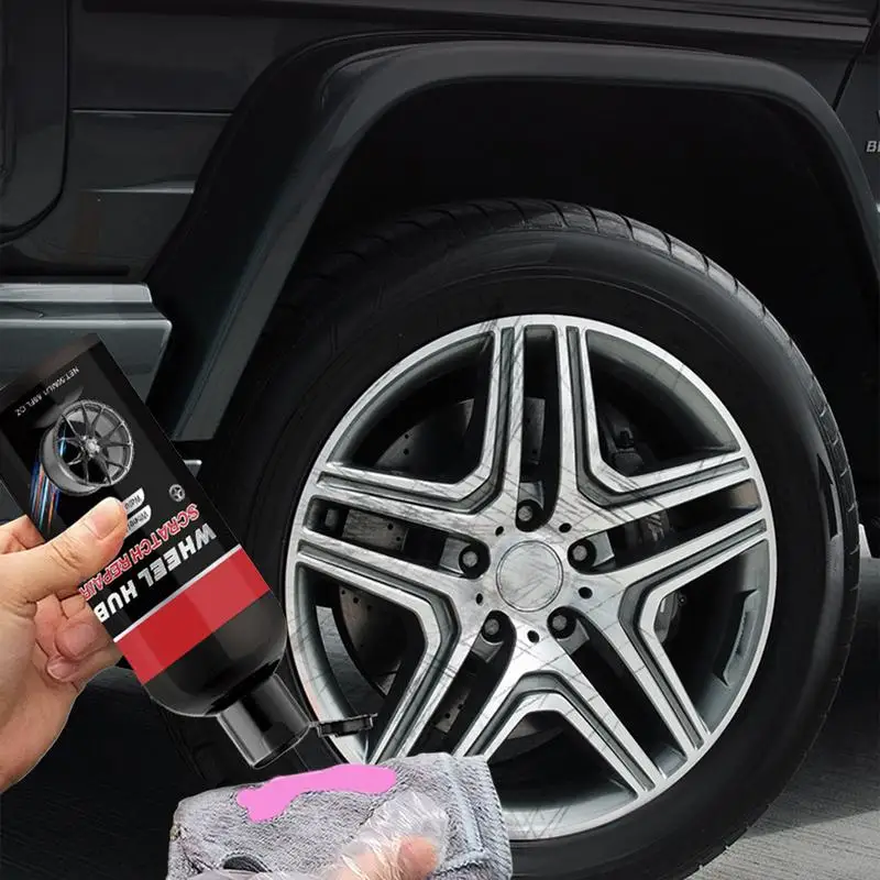 Car Rim Scratch Retreading Paste Auto Wheel Hub Care Paste Long-Lasting Tire Retreader For Small Car Sedan RV And Truck