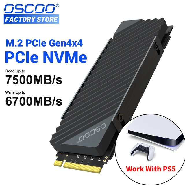 Netac-Disque dur interne SSD pour PC, 1 To, 2 To, 4 To, PS5 SSD NVMe M.2  PCIe 4.0x4 DRAM Cache - AliExpress