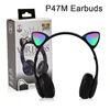#P47M Wireless Headphone Flash Light Cute Cat Ears Fone with Mic Control LED Stereo Music Helmet Phone Bluetooth Headset Gift #P47M Wireless Headphone Flash Light Cute Cat Ears Fone with Mic Control LED Stereo Music Helmet Phone Bluetooth Headset Gift