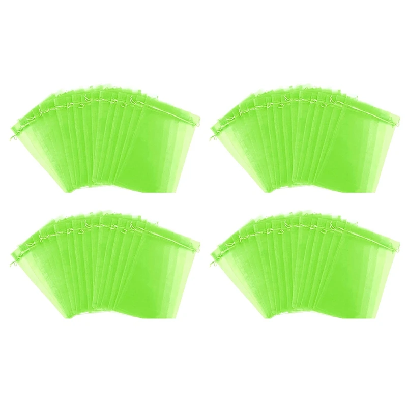 

100 PCS Reusable Gauze Fruit Protection Bags Anti-Bird Garden Netting Bags Gauze Strawberry Mesh Bag Plante Vegetable Grow Bags