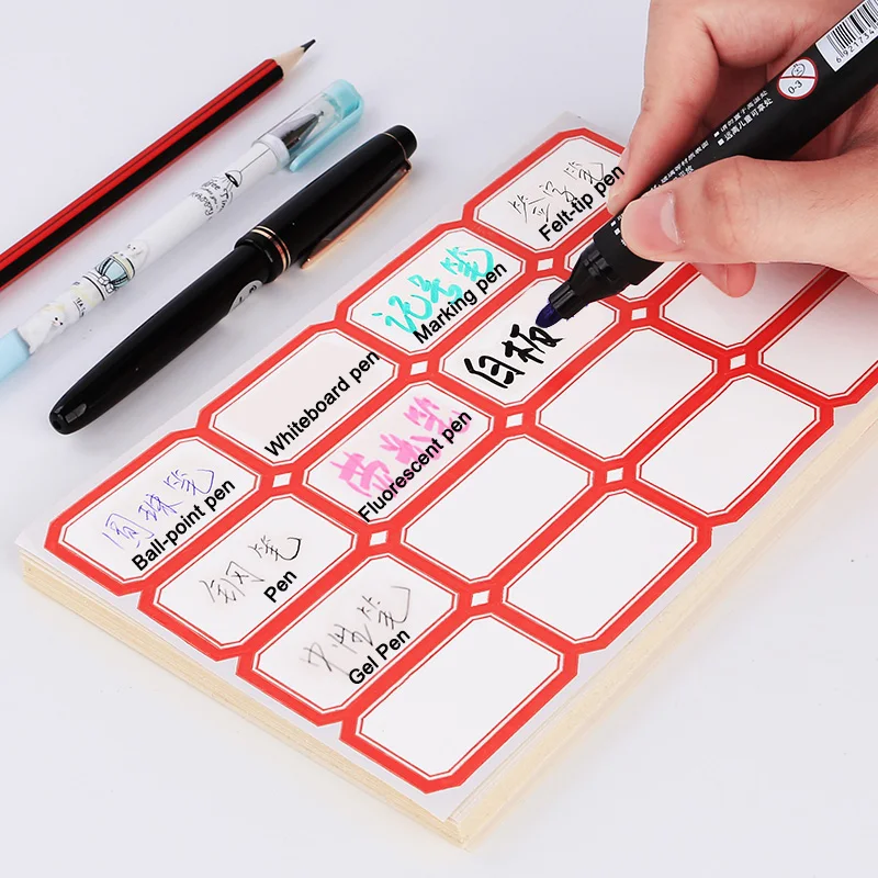 Various Models of Office Self-adhesive Label Paper Oral Paper Self-adhesive Label Stickers Handwritten Price Paper Name Stickers - 2