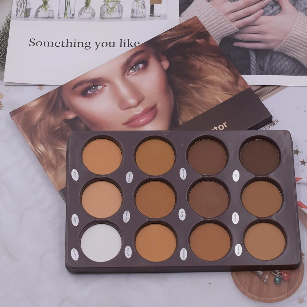 Makeup Palette 8 Colors Contour Face Bronzer Highlight