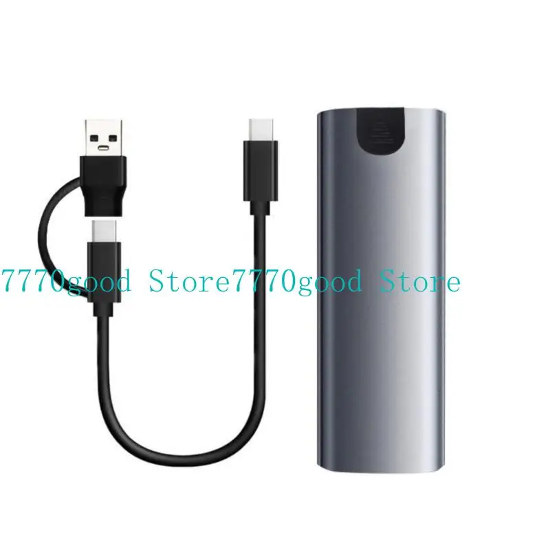 M.2 Solid Drive Case NVME zu USB 3.1 Gehäuse aus Aluminiumlegierung unterstützt M-Key B-Key B+M Key für 2230/2242/2260/2280 – Detail 10
