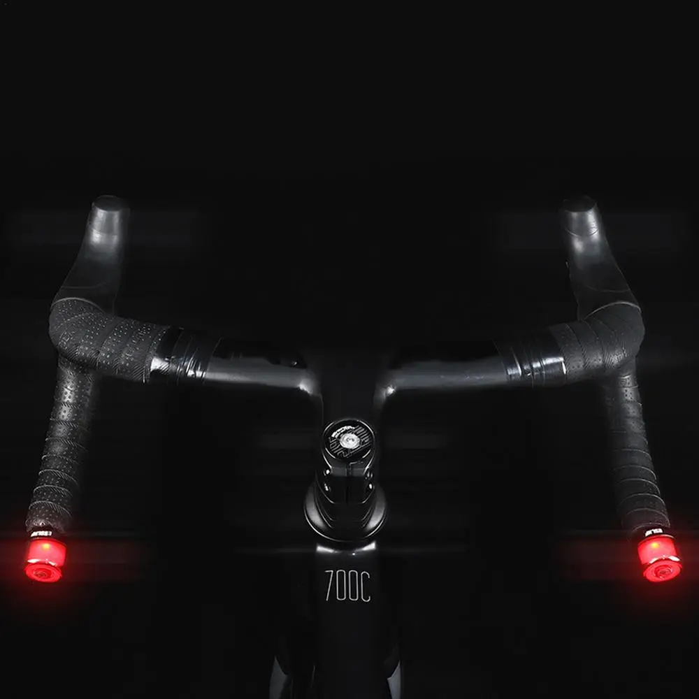 Scooter Handlebar Light Safety Road Cycling Light Rechargeable Easy Install Super Bright Waterproof LED Turn Signals Safety