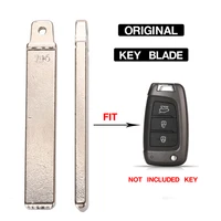 Jingyuqin 10PCS Original สมาร์ทรีโมทคอนโทรลพับ Filp Key Blade สําหรับ KIA Hyundai Accent 2017- 2019 พร้อม Uncut Key Blade # 746