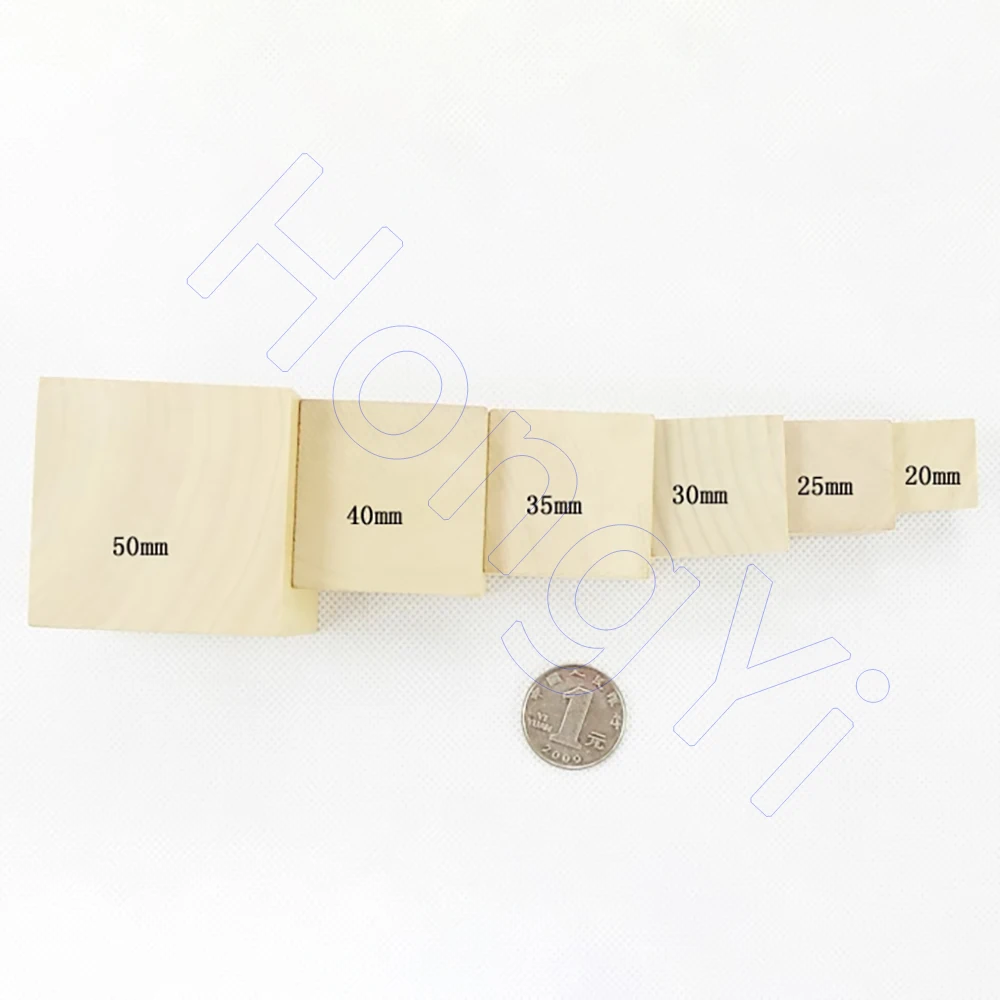 木製の正方形の未完成の木のブロック,DIY,0.8cm〜6cm,無垢材の 木製の正方形の未完成の木のブロック,DIY,0.8cm〜6cm,無垢材の