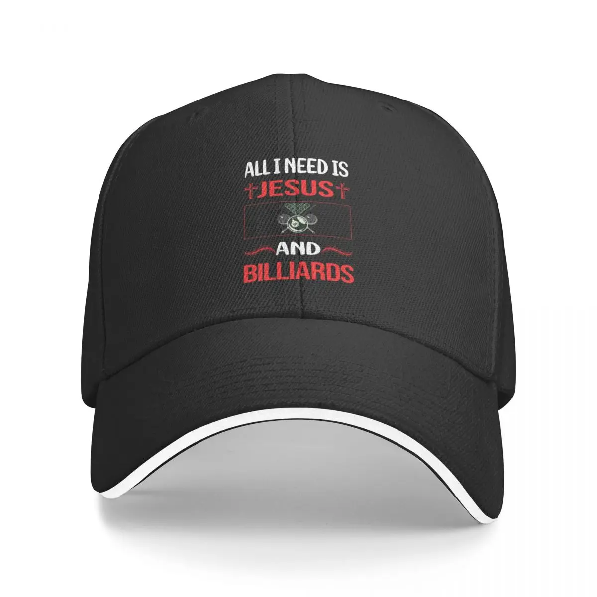 

Funny Jesus Billiards Baseball Cap summer hat dad hat Men's Baseball Women's