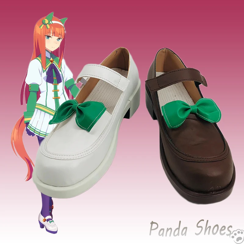 

Silence Suzuka Umamusume Pretty Derby Cosplay Shoes Anime Game Cos Boots Silence Suzuka Cosplay Costume Prop Shoes for Halloween