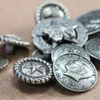 Retro style button wallet buckle decorative buckle 2
