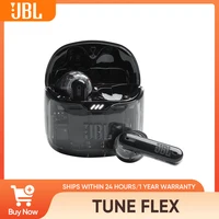Original JBL TUNE FLEX True Wireless headphones 12mm Driver Unit Bluetooth 5.2 Translucent IPX4 Bluetooth earphone