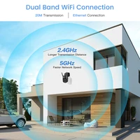 Ctronics-Caméra de permission Extérieure PTZ avec Wifi, Objectif Touriste, Zoom Optique 360, Dispositif de Sécurité, Suivi existent Humain, Vision Nocturne 5