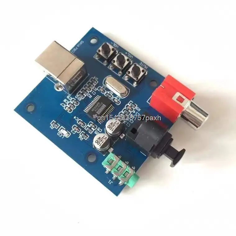 PCM2704 аудио DAC USB к S/PDIF звуковая карта hifi декодер плата 3 5 мм аналоговый