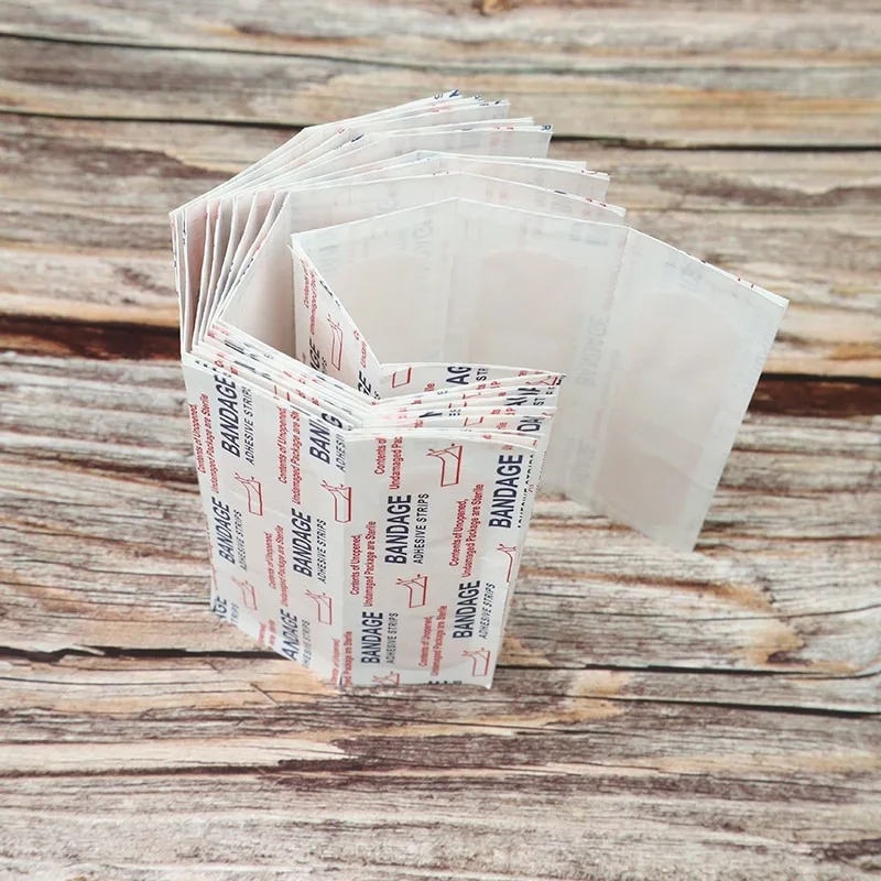 Band-Aids Waterproof Breathable Cushion Adhesive Plaster Wound Hemostasis Sticker Band First Aid Bandage Medical Gauze 6