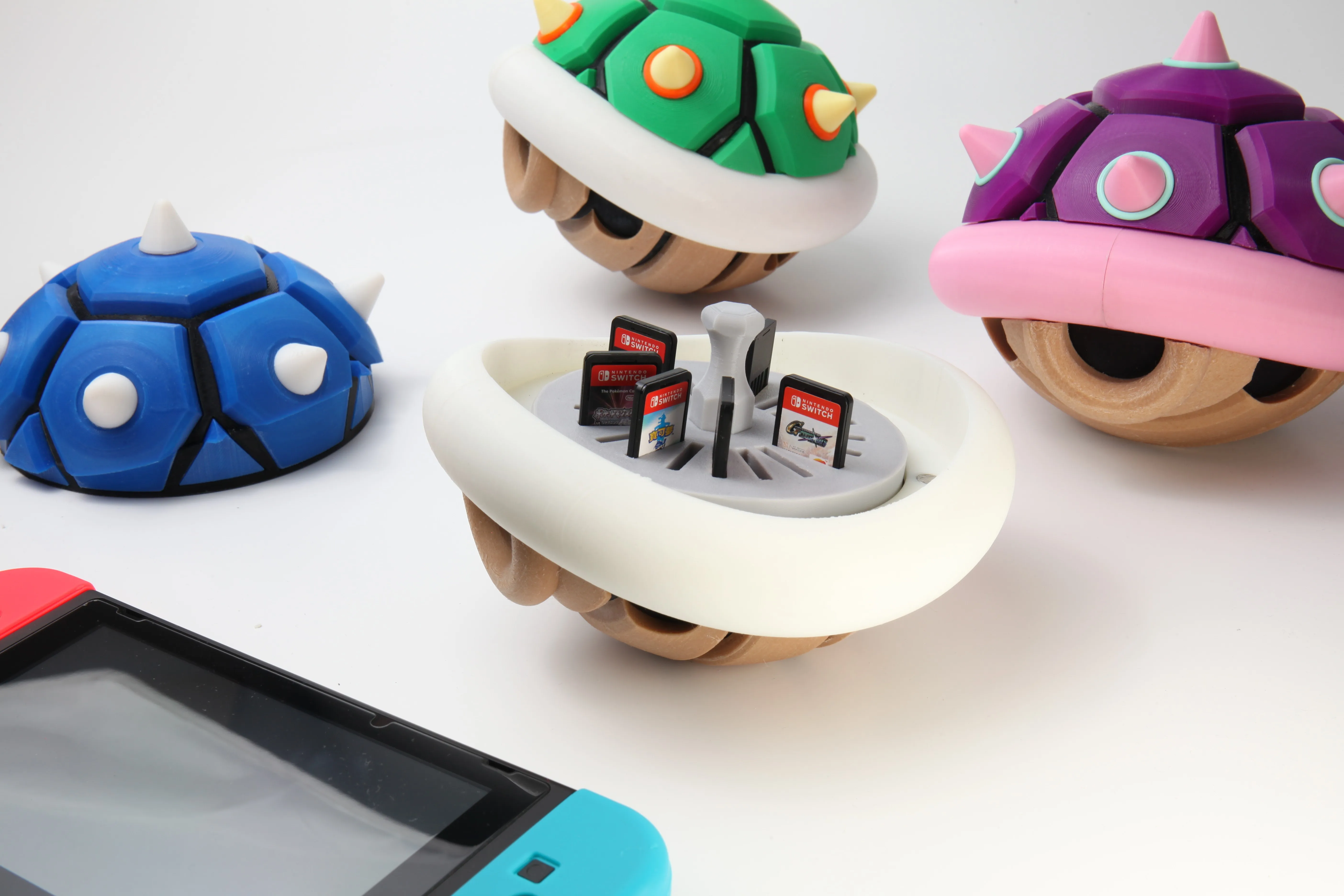 3D Printed Cartoon Switch Game Card Case with 18-24 Game Card Slots Storage Box Holder for Nintendo Switch