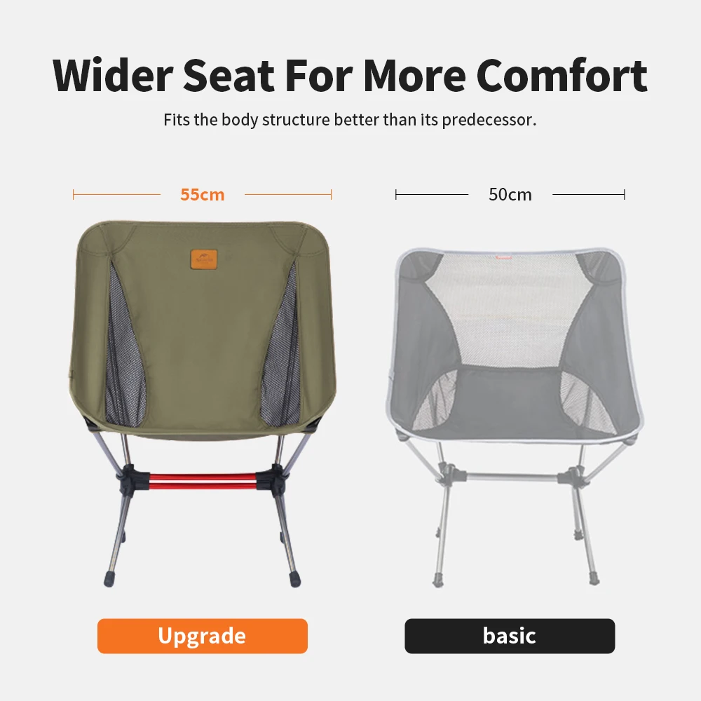 Naturehike Camping Chair Ultralight Portable Folding Chair Travel Backpacking Relax Chair Picnic Beach Outdoor Fishing Chair 3
