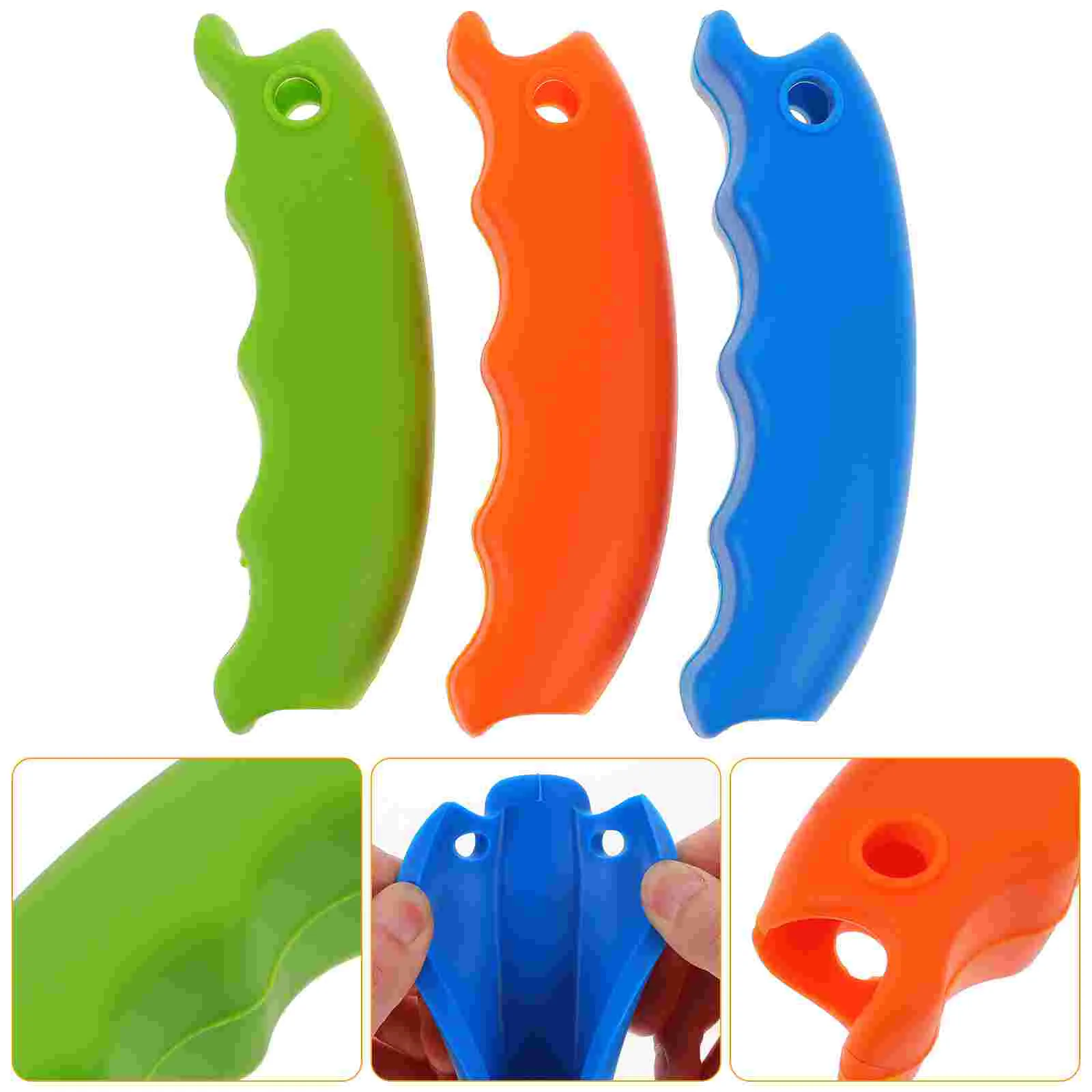 

3 Pcs Bag Carrier Grocery Handles Shopping Silicone Non-skid Grip Holder for Silica Gel Food Grips Travel