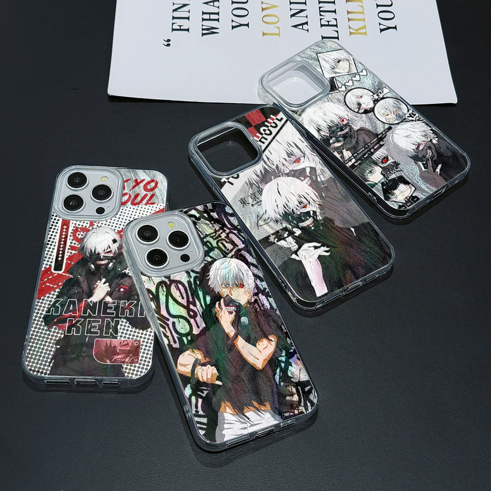 Anime Tokyo Ghoul Feather Texture Hard Phone Case