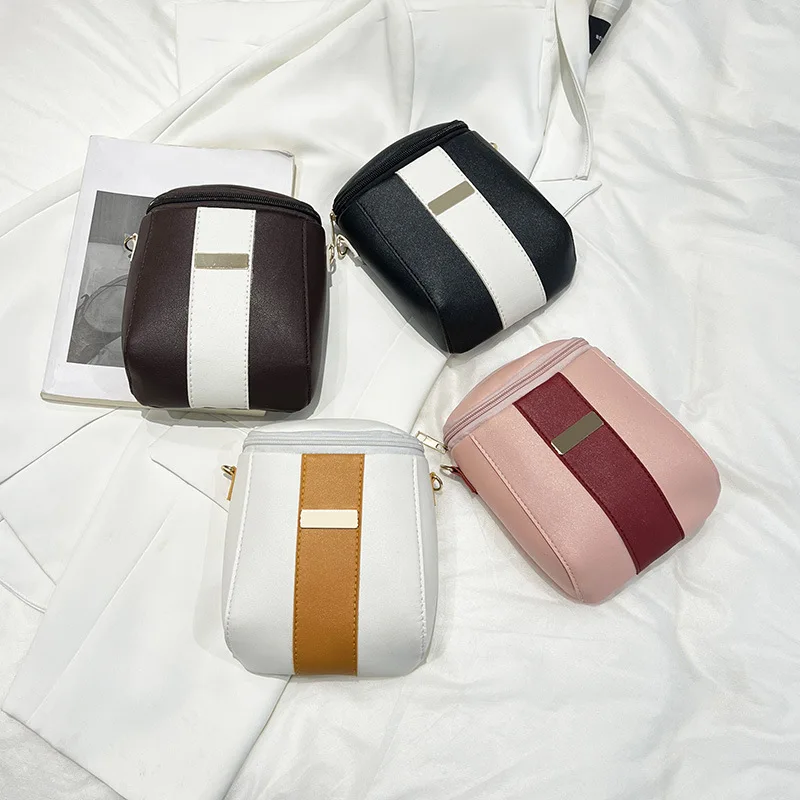 

Korean Style Handbags Women Lipstick Bags Vintage Mini Shoulder Bag New Tide Phone Bag Pu Leather Crossbody Bag Women Purse