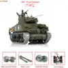 1/16 HENG LONG 7.0 Upgraded M4A3 Sherman RC Tank 3898 Barrel Recoil 360° Turret Metal Track Idler Wheels Army Toys TH17677-SMT4 1