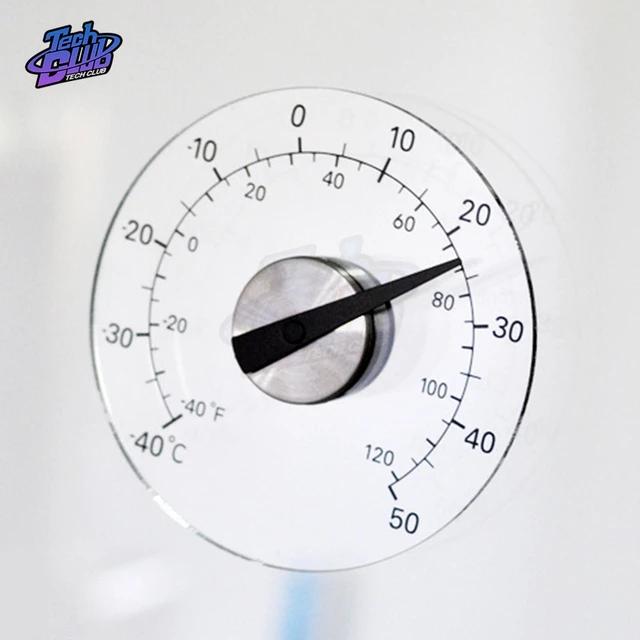 1pc Transparent Dial Outdoor Window Thermometer Indoor Outdoor Clear  Self-adhesive Thermometers Weather Thermometer For Home - AliExpress