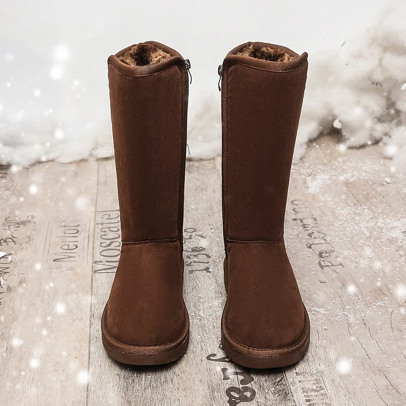 2023 New Women Boots Retro Square Toe Autumn Ankle Boots Square High Heel Cow Leather Elastic Band Short Boots Women