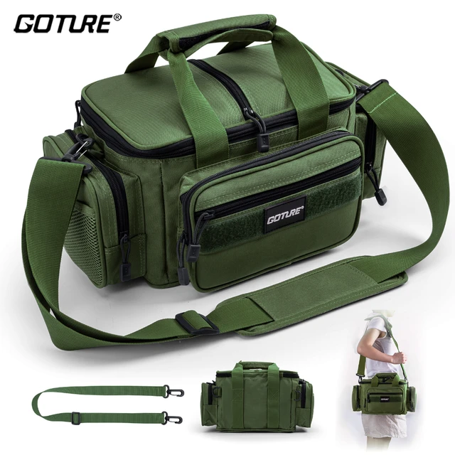 Goture Shoulder Crossbody Fishing Bags 600D Oxford Fabric Durable High  Capacity Storage Fishing Gear Bags for Men Outdoors Bag - AliExpress