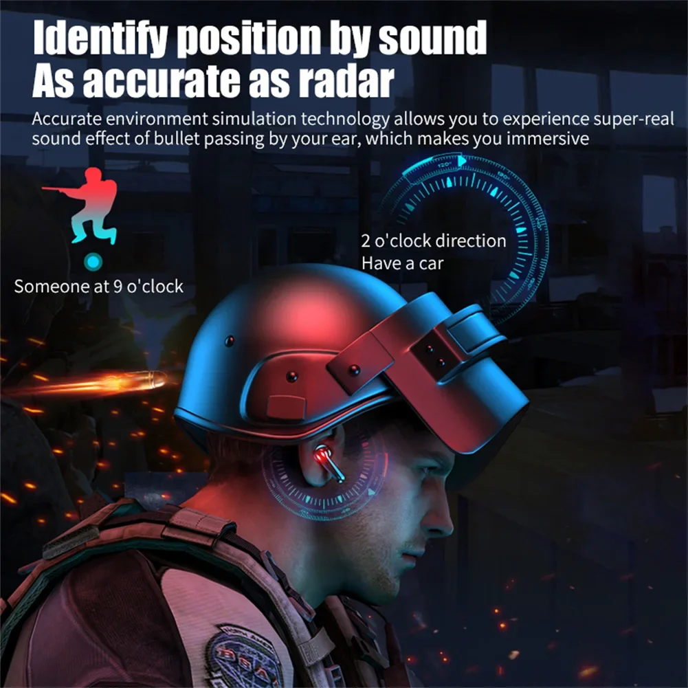 M28 Gaming Earbuds with LED Case
