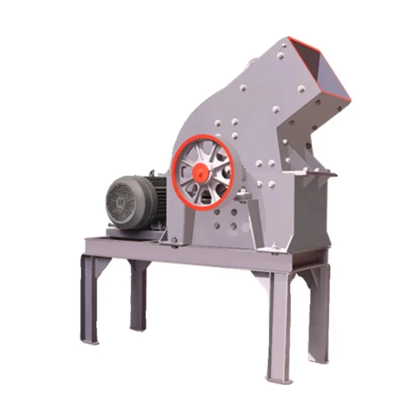 Stone Crusher Mobile Small Commercial Glass Building Materials Bricks Cement Blocks Construction Waste Crusher Hammer Crusher 6