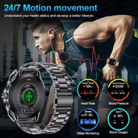 Nouvelle Montre Connectée Militaire T-Rex 3 Ultra GPS 2026 pour Hommes, Batterie 1000 mAh, Étanche 10 ATM, Boussole, Lampe Torche, Suivi Sportif 4