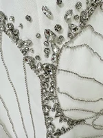 HIGH STREET Newest 2026 Designer Vestido Women's Long Sleeve Luxurious Crystal Diamonds Beaded Long Maxi Dress - Image 6