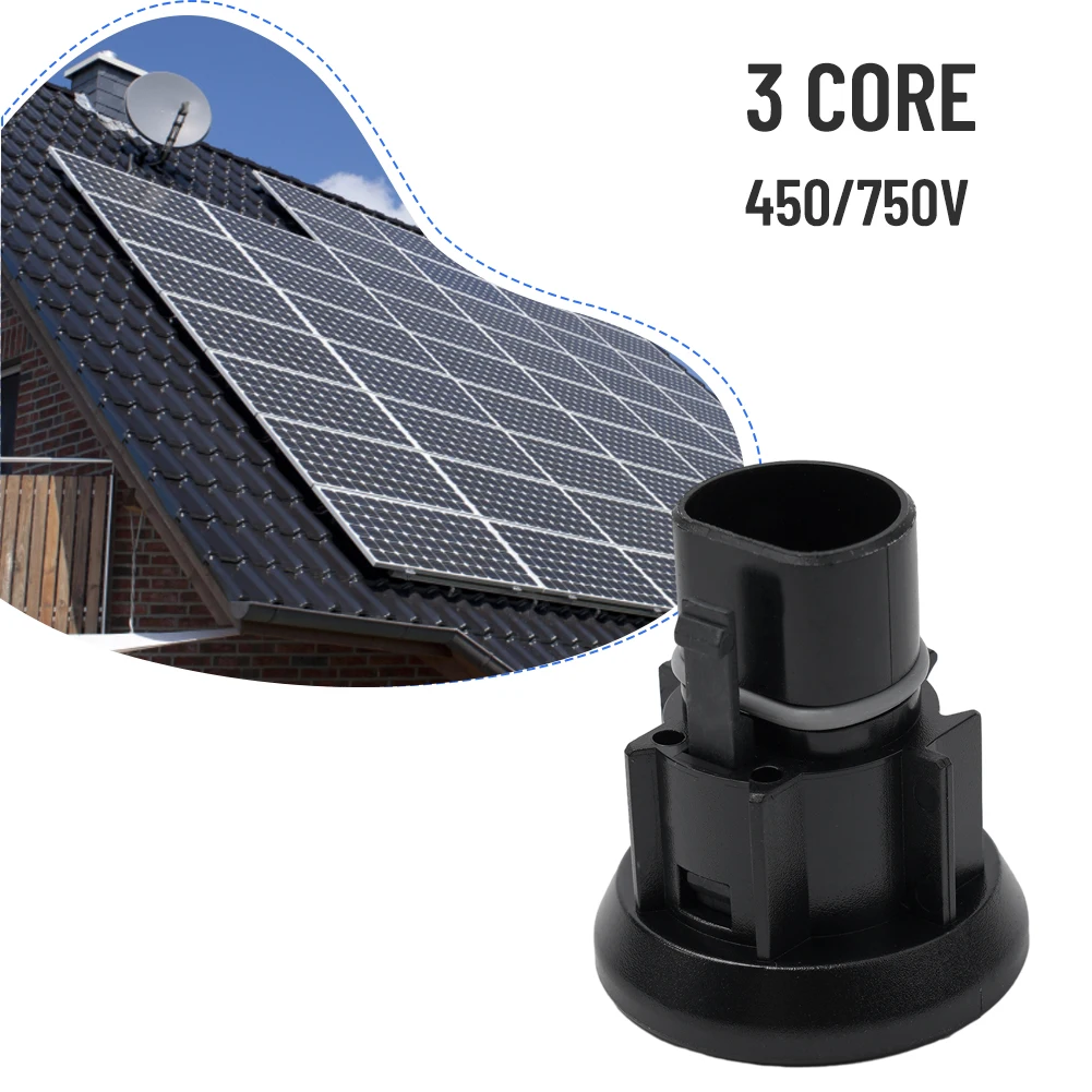 

1pc End Cap 3 Cores IP68 Waterproof 450/750V For Single-phase Micro Inverters Betteri BC01 Connection Solar Power Accessories